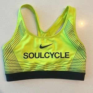NIKE X Soulcycle Bra - Neon Yellow - Small